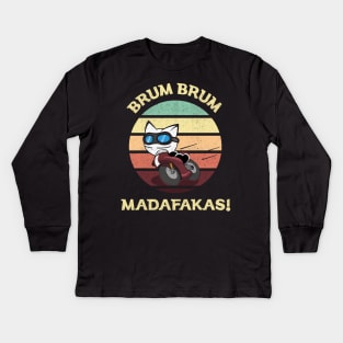 Brum Brum Madafakas Kids Long Sleeve T-Shirt